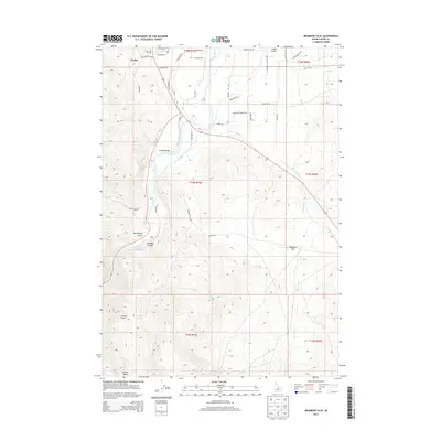 2013 Map of Bradbury Flat, 2013 Print