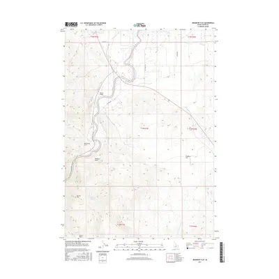 2017 Map of Bradbury Flat, 2017 Print