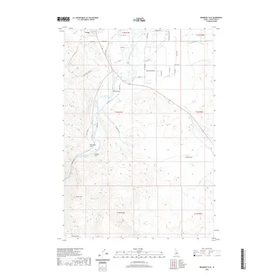 2020 Map of Bradbury Flat, 2020 Print