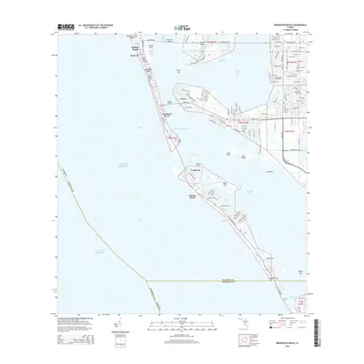 2015 Map of Bradenton Beach, 2015 Print