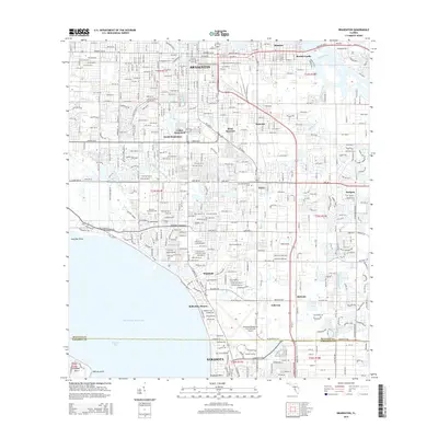 2015 Map of Bradenton, 2015 Print