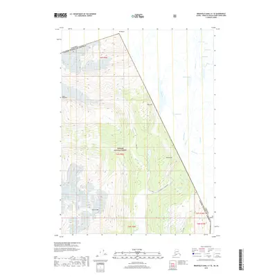 2018 Map of Bradfield Canal A-1 SE, 2018 Print