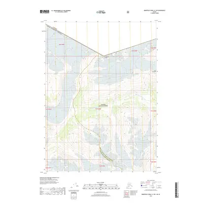 2018 Map of Bradfield Canal A-1 SW, 2018 Print