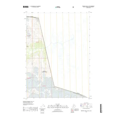 2018 Map of Bradfield Canal A-2 NE, 2018 Print