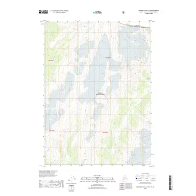 2018 Map of Bradfield Canal A-2 NW, 2018 Print