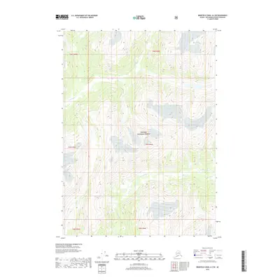 2018 Map of Bradfield Canal A-2 SW, 2018 Print