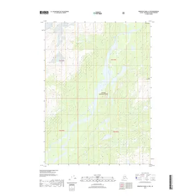 2018 Map of Bradfield Canal A-3 NW, 2018 Print