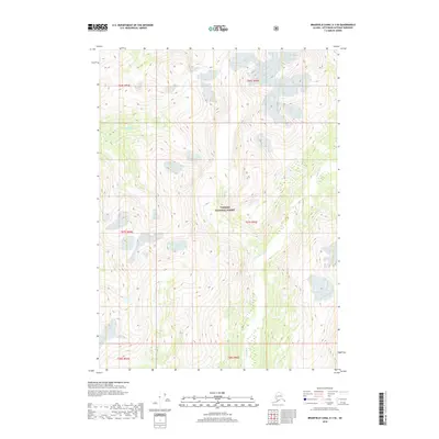 2018 Map of Bradfield Canal A-3 SE, 2018 Print