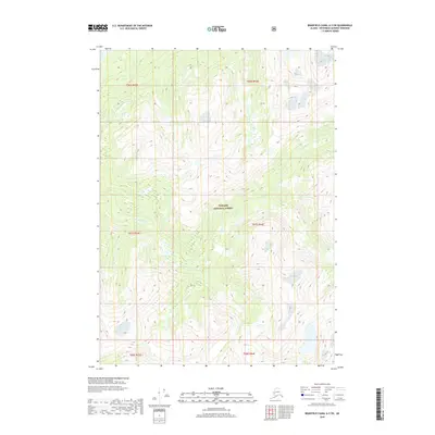 2018 Map of Bradfield Canal A-3 SW, 2018 Print