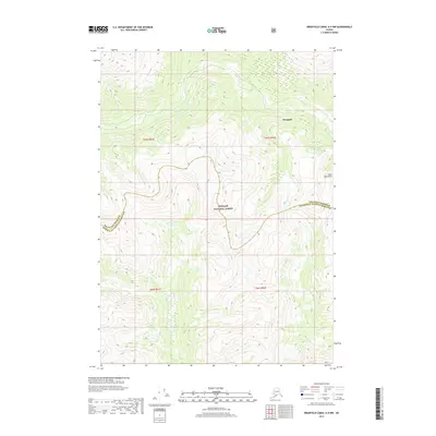 2017 Map of Bradfield Canal A-4 NW, 2017 Print