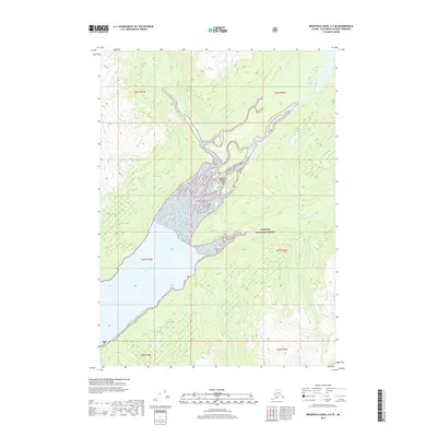 2017 Map of Bradfield Canal A-4 SE, 2017 Print
