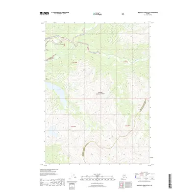 2017 Map of Bradfield Canal A-5 NE, 2017 Print
