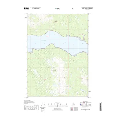 2017 Map of Bradfield Canal A-6 NE, 2017 Print
