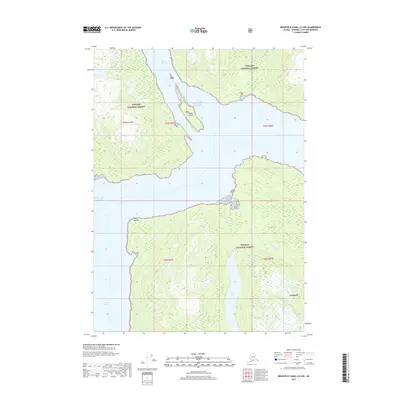 2017 Map of Bradfield Canal A-6 NW, 2017 Print
