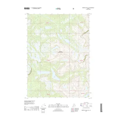 2017 Map of Bradfield Canal A-6 SE, 2017 Print