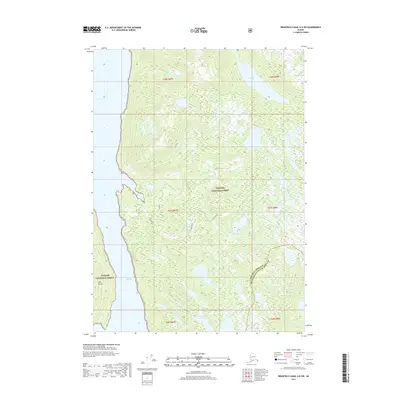 2017 Map of Bradfield Canal A-6 SW, 2017 Print
