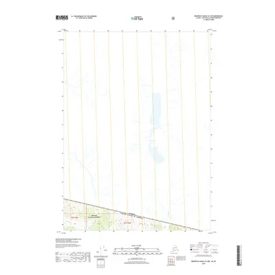 2018 Map of Bradfield Canal B-3 NW, 2018 Print
