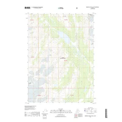 2018 Map of Bradfield Canal B-3 SW, 2018 Print