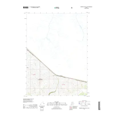 2017 Map of Bradfield Canal B-4 NE, 2017 Print