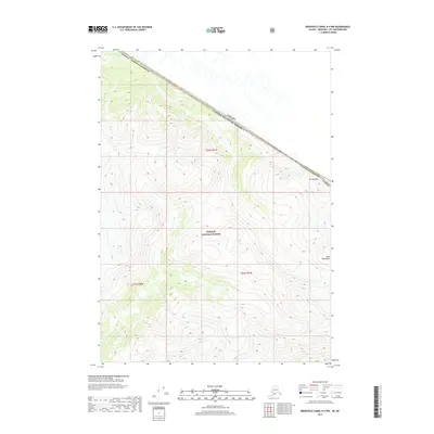 2017 Map of Bradfield Canal B-4 NW, 2017 Print