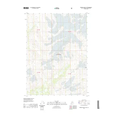 2021 Map of Bradfield Canal B-5 NW, 2021 Print
