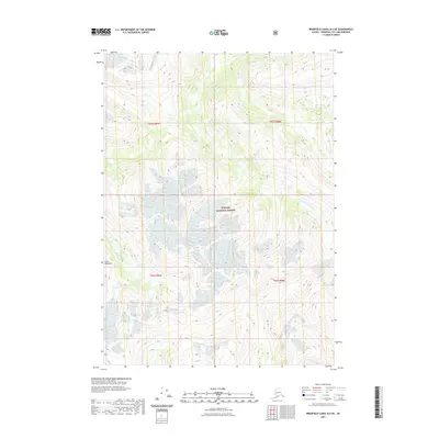 2021 Map of Bradfield Canal B-6 NE, 2021 Print