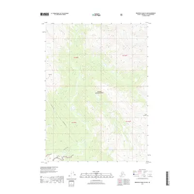 2017 Map of Bradfield Canal B-6 NW, 2017 Print
