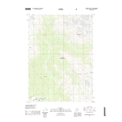 2021 Map of Bradfield Canal B-6 NW, 2021 Print