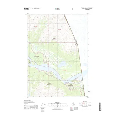 2017 Map of Bradfield Canal C-6 NW, 2017 Print