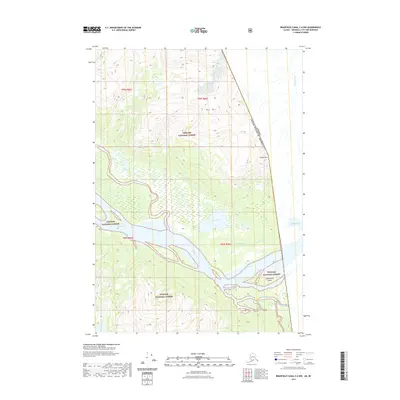 2021 Map of Bradfield Canal C-6 NW, 2021 Print