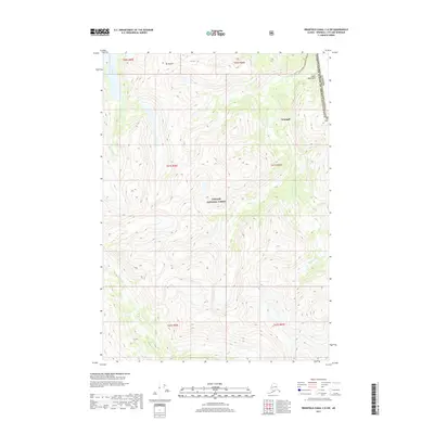 2017 Map of Bradfield Canal C-6 SW, 2017 Print