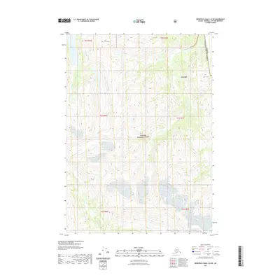 2021 Map of Bradfield Canal C-6 SW, 2021 Print