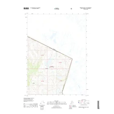 2017 Map of Bradfield Canal D-6 SW, 2017 Print