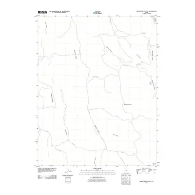 2010 Map of Bradford Canyon, 2010 Print