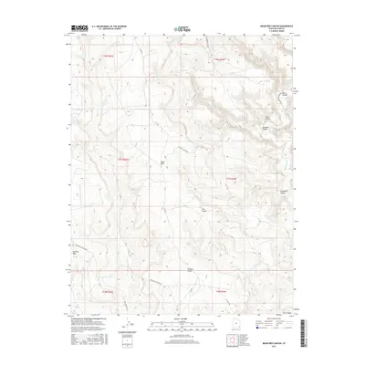 2017 Map of Bradford Canyon, 2017 Print