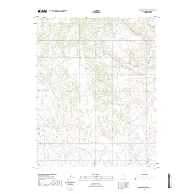 2023 Map of Bradford Canyon, 2023 Print