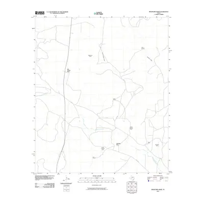 2010 Map of Bradford Draw, 2010 Print