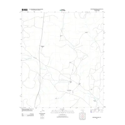 2012 Map of Bradford Draw, 2012 Print