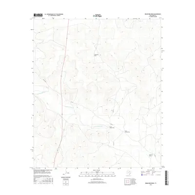 2016 Map of Bradford Draw, 2016 Print