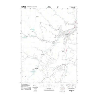 2011 Map of Bradford, 2011 Print