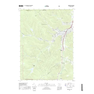 2019 Map of Bradford, 2019 Print