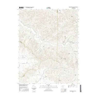 2016 Map of Bradfordsville NE, 2016 Print