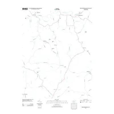 2013 Map of Bradfordsville, 2013 Print