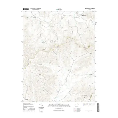2016 Map of Bradfordsville, 2016 Print