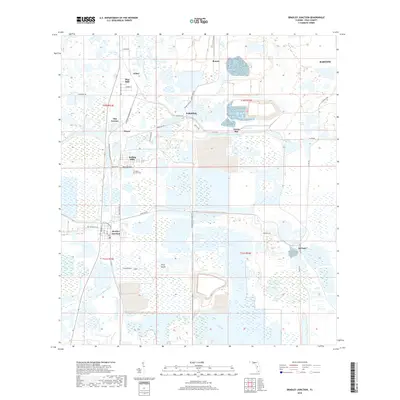 2018 Map of Bradley Junction, 2018 Print