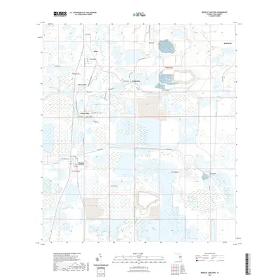 2021 Map of Bradley Junction, 2021 Print