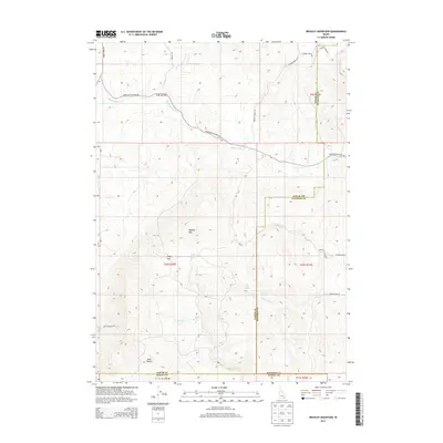 2013 Map of Bradley Mountain, 2013 Print