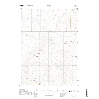 2020 Map of Bradley Mountain, 2020 Print