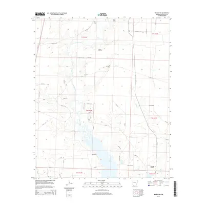 2014 Map of Bradley NE, 2014 Print