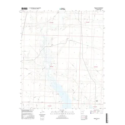 2017 Map of Bradley NE, 2017 Print